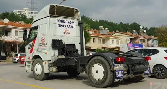 Çekici sınav aracımız
